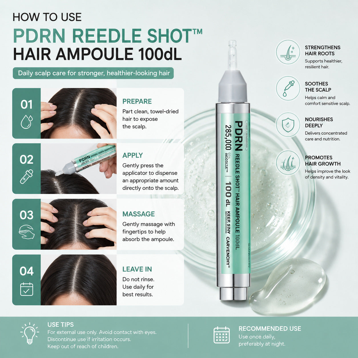 Reedle Shot Hair Ampoule Spot Treatment